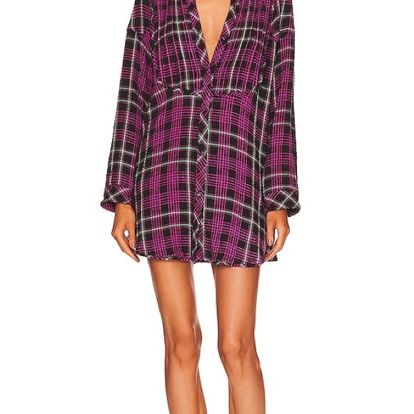 New Free People Intimately Plaid about you sleep top - Picture 2 of 9